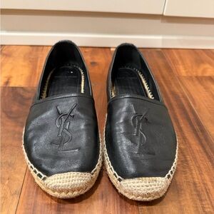 Saint Laurent Black Espadrilles